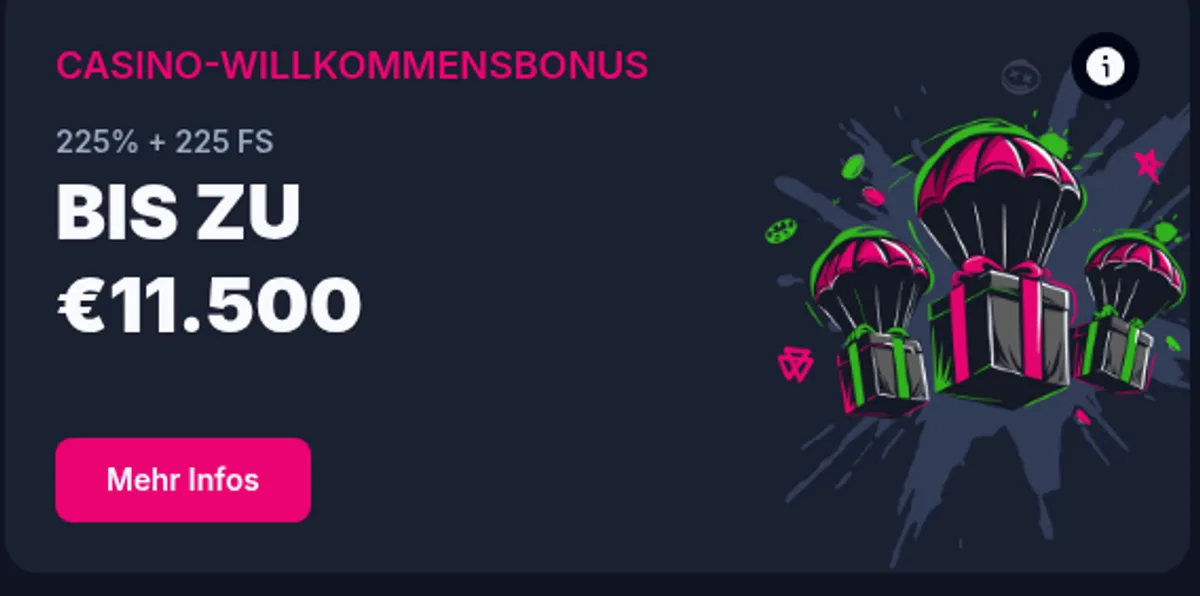 Betsio Bonusbanner mit dem Willkommensangebot